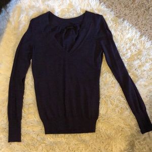 Limited indigo/violet wool sweater